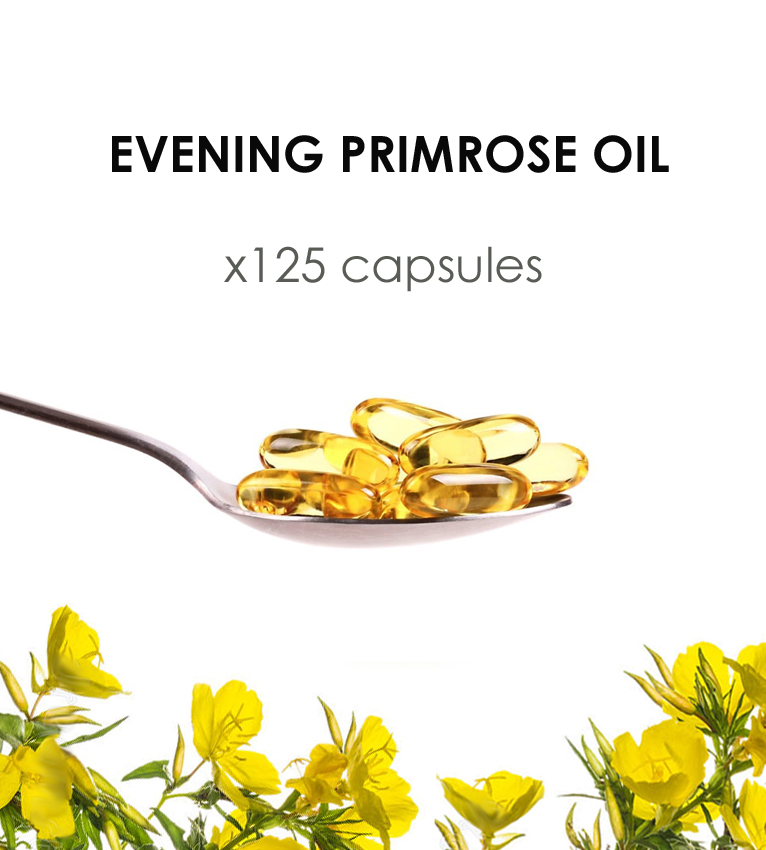 Evening Primrose Oil 1000mg 125 Capsules - High Precision Dermatology Centre